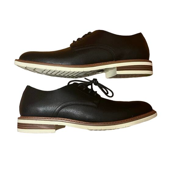NWOT Kenneth Cole Reaction Leather Clyde Flex Lace Up Shoes - Picture 4 of 5